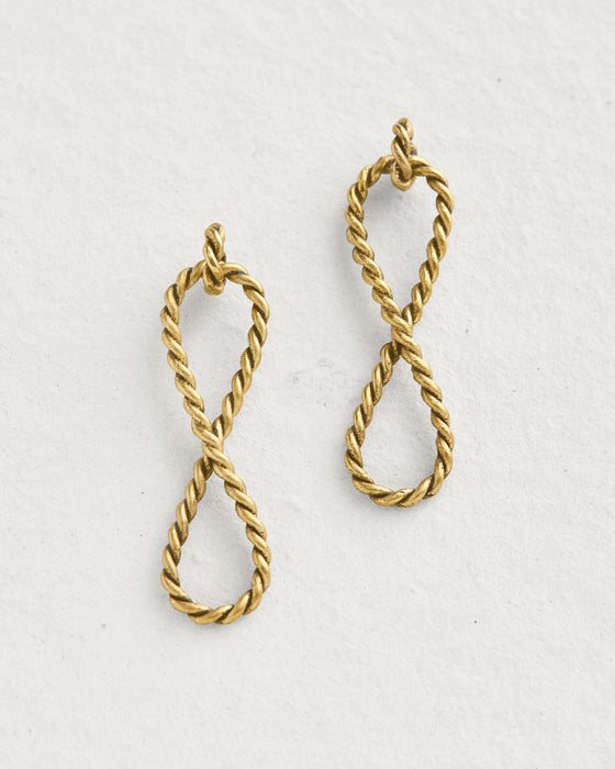 Rope Infinity Earrings