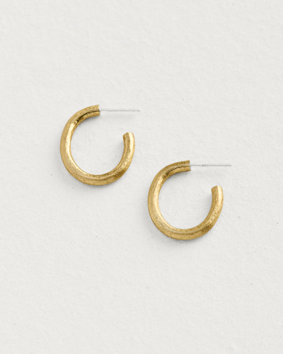 Weathered Medium Oval Hoops