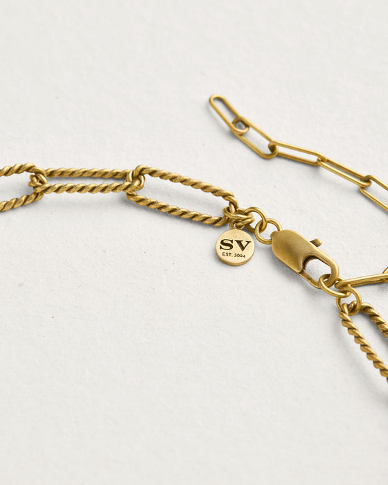 Rope Elongated Cable Chain Necklace