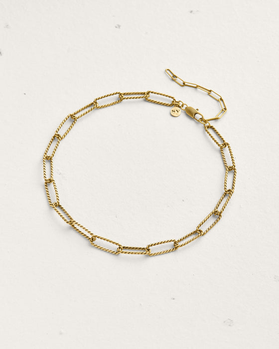 Rope Elongated Cable Chain Necklace