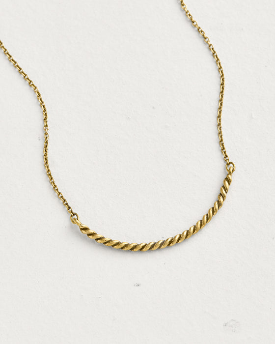 Rope Cresent Necklace