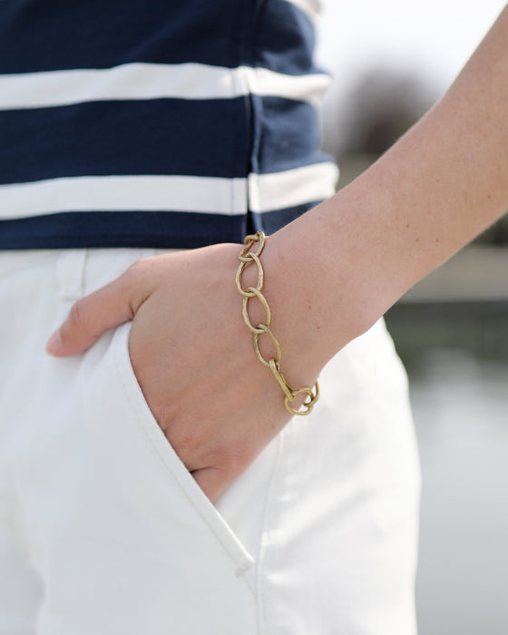 Weathered Curb Chain Bracelet