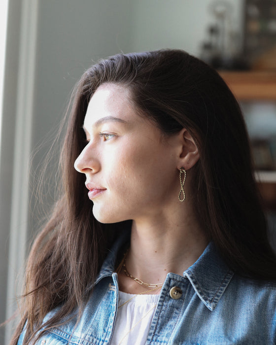 Rope Infinity Earrings
